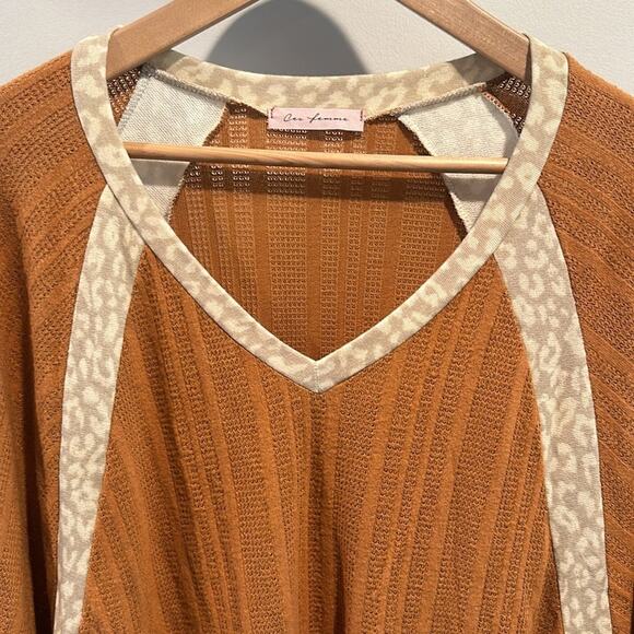 Ces Femme Small Open Knit Dolman Sweater Top NWOT - Picture 4 of 11